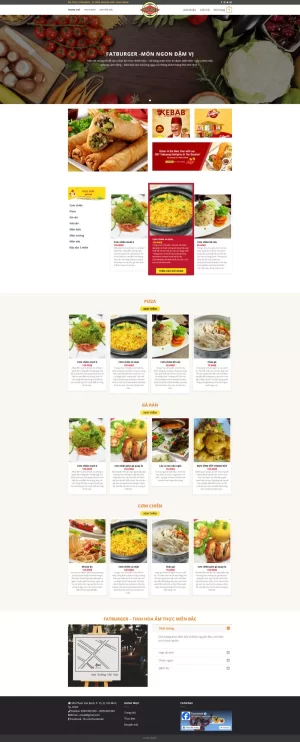 Theme wordpress nhà hàng ẩm thực