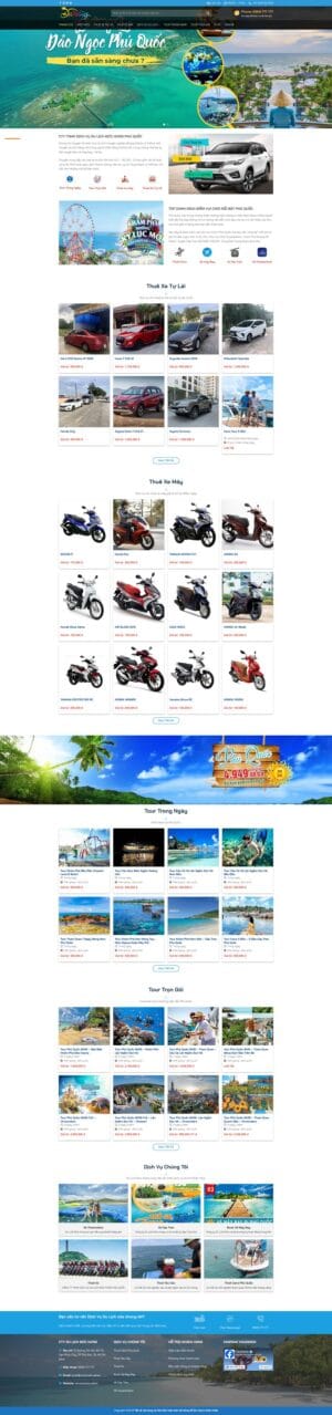 Theme WordPress Du Lịch thuê xe 6