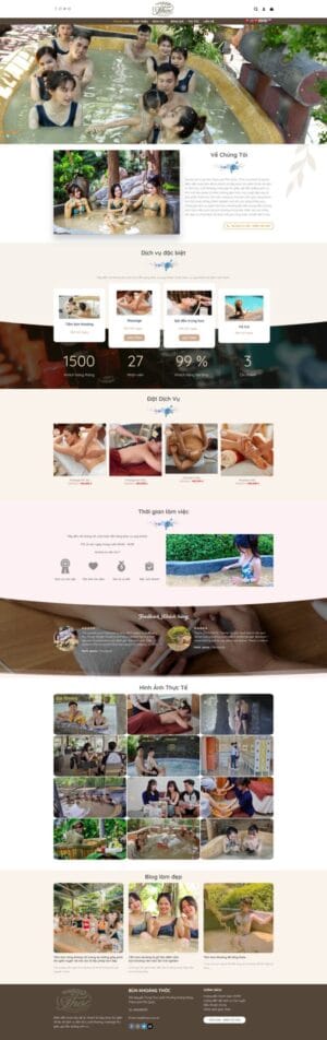 Theme wordpress khu du lịch sinh thái