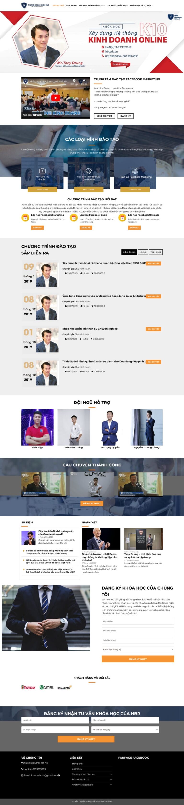 Theme WordPress Khóa Học 3