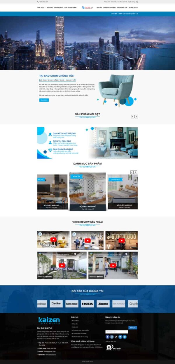 Theme wordpress công ty nội thất 11