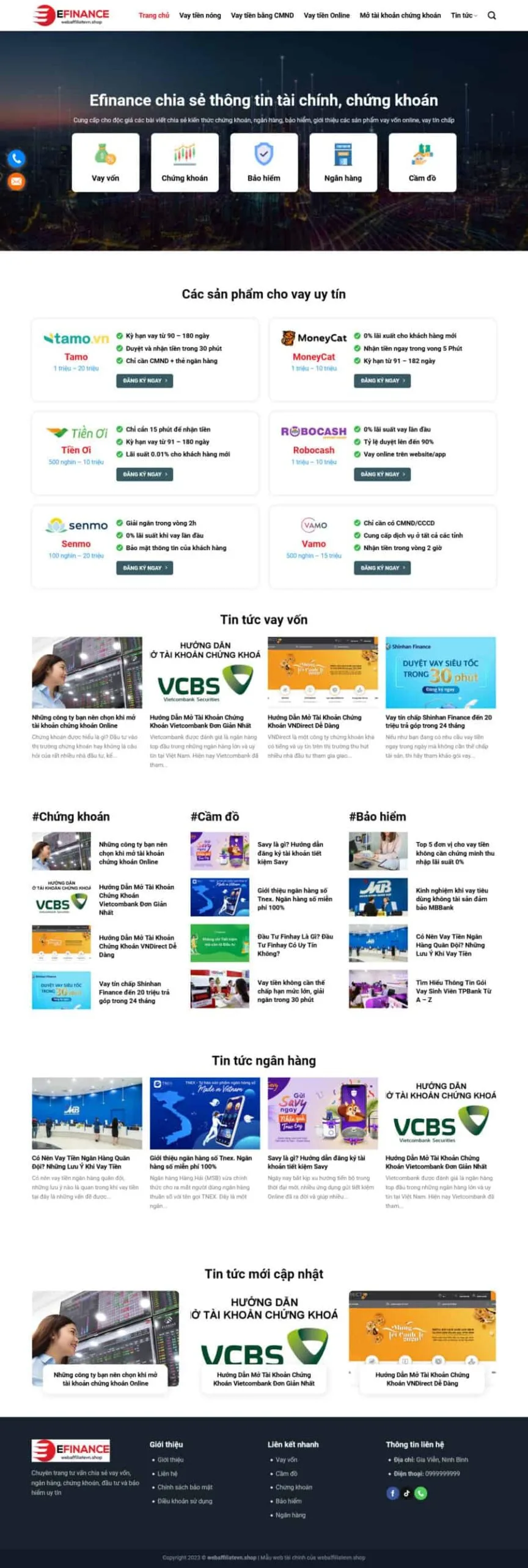 Theme wordpress tài chính 2 1 Theme wordpress tài chính 2