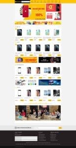 Theme wordpress shop bán điện thoại giống tgdd