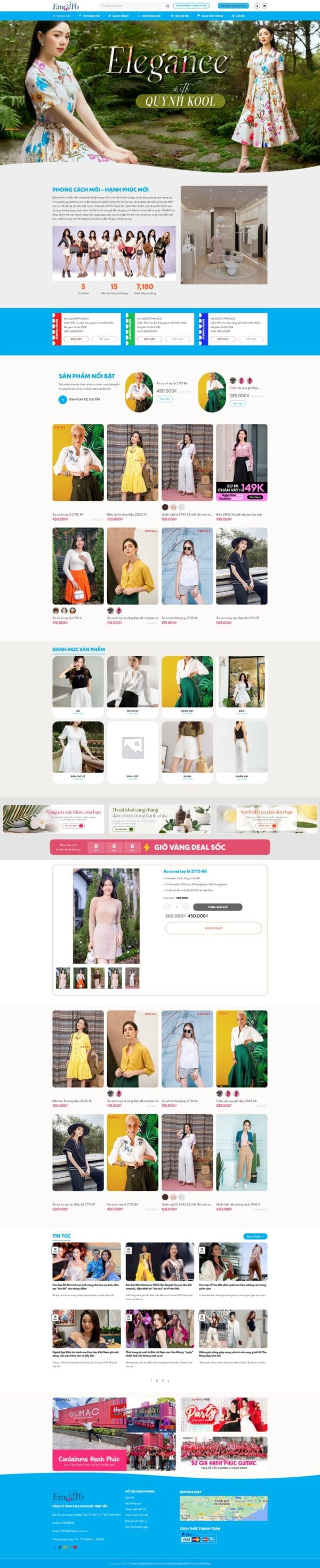 Theme wordpress thời trang 24