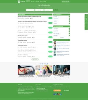 Theme wordpress tuyển dụng có chức năng member đăng tin