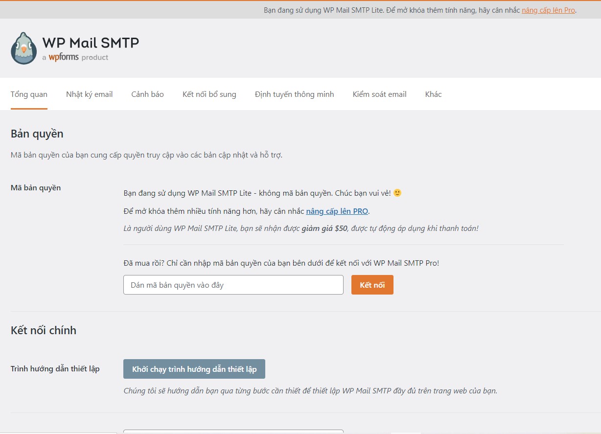 SMTP wordpress