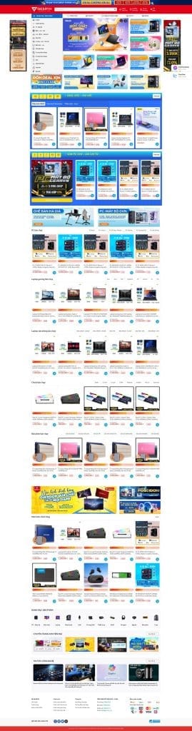 Theme wordpress máy tính giống Gearvn