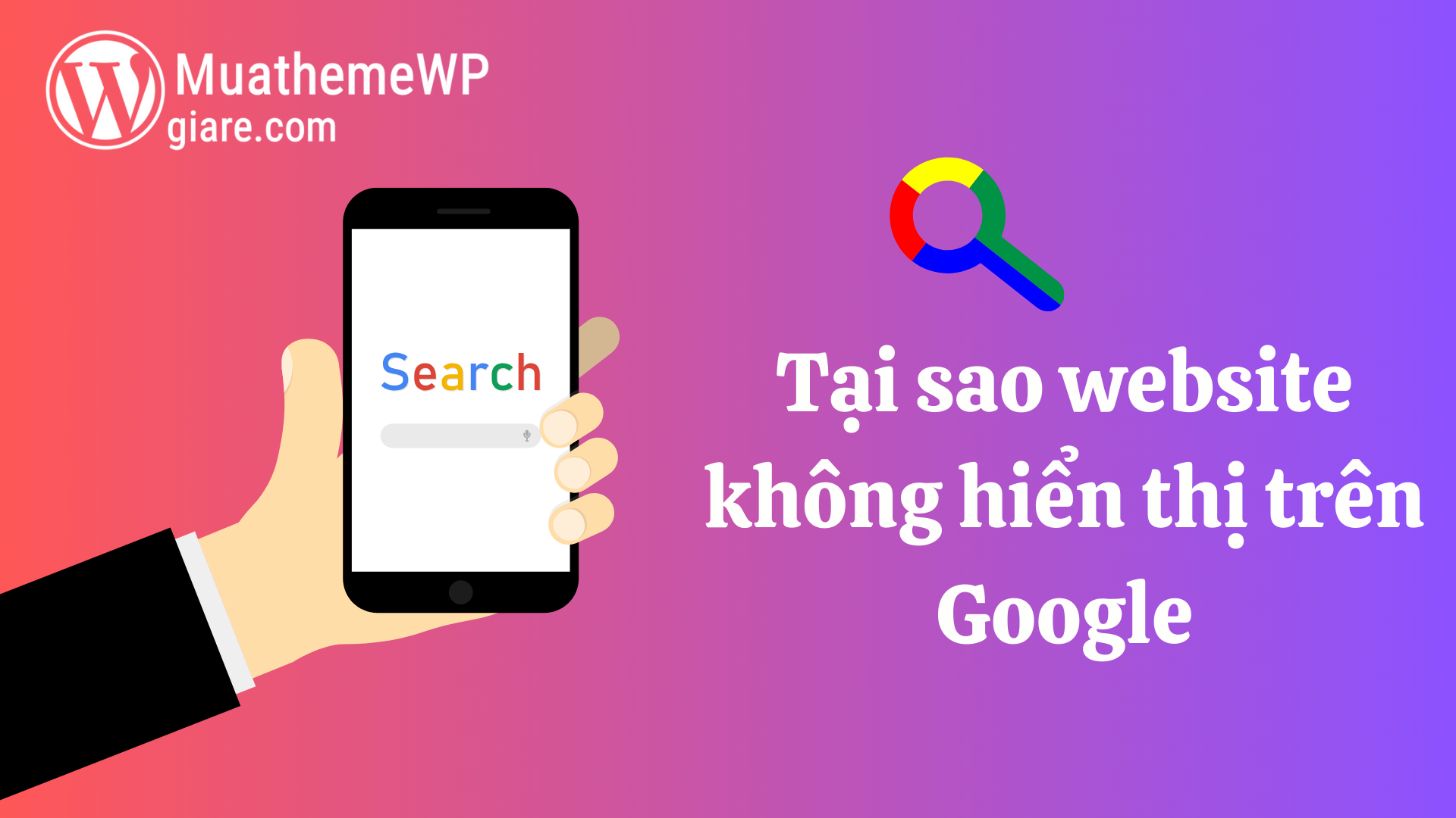 Tại sao website không hiển thị trên Google