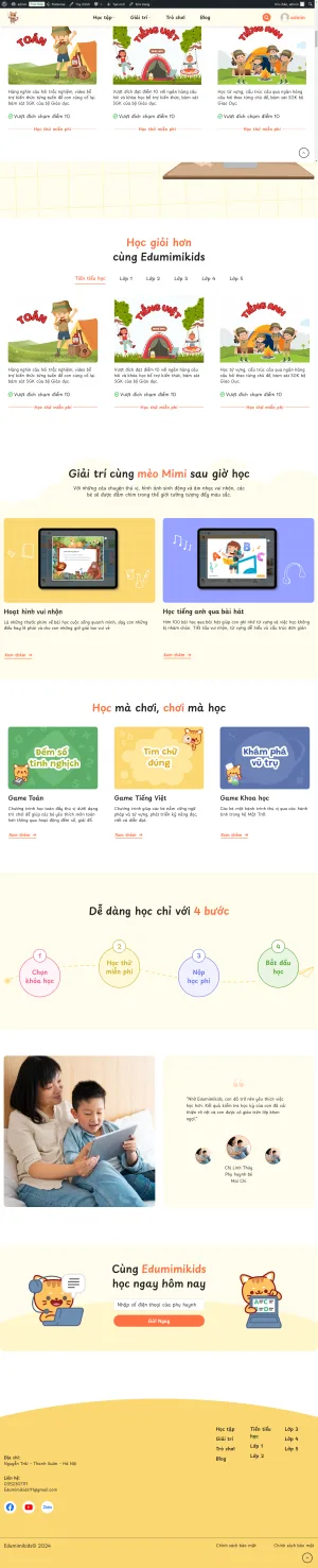 Theme wordpress khóa học chuẩn SEO cực xịn