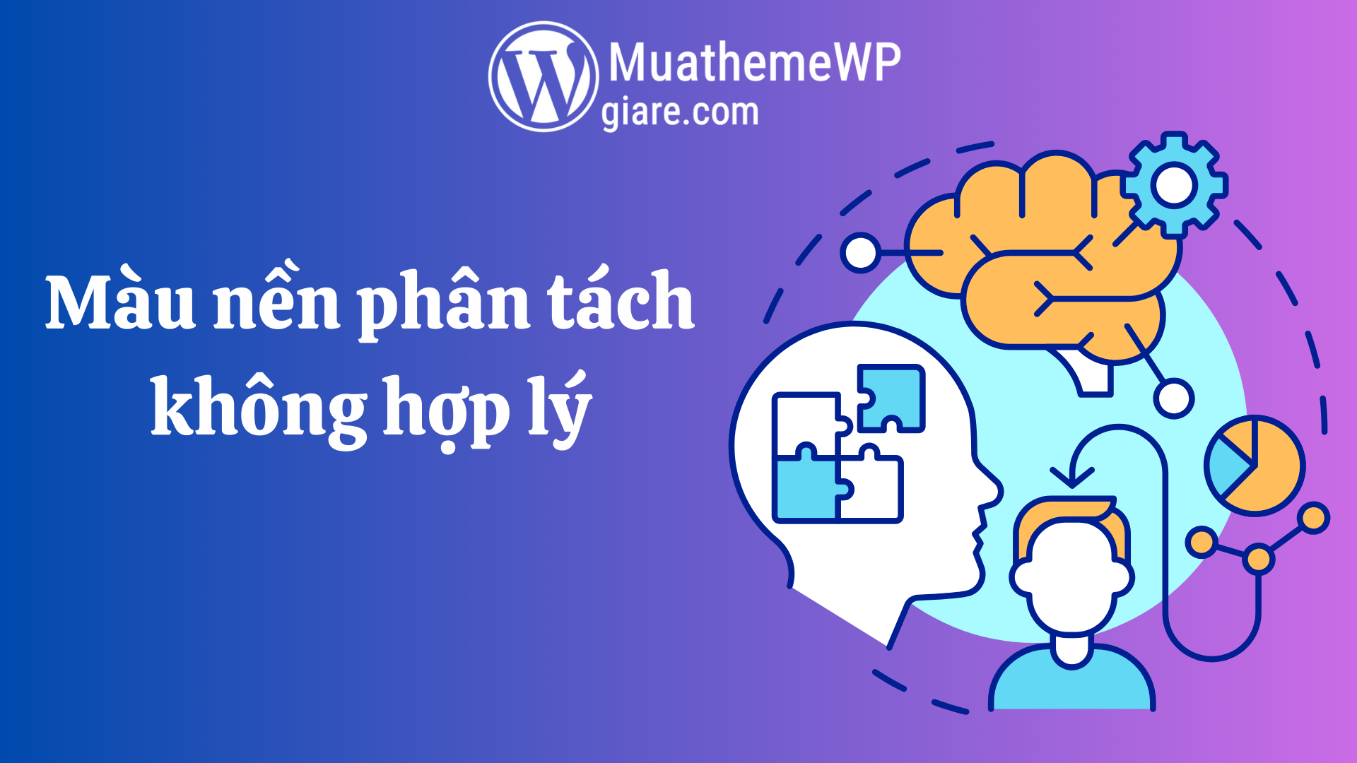 Màu nền phân tách không hợp lý