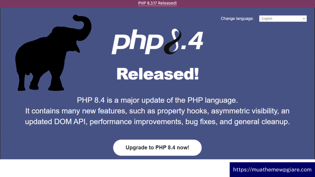 Hướng dẫn cách nâng cấp PHP 8.4 dành cho website WordPress