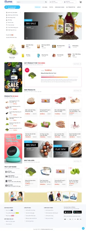 Theme Wordpress FoodMart – Siêu Thị Thực Phẩm