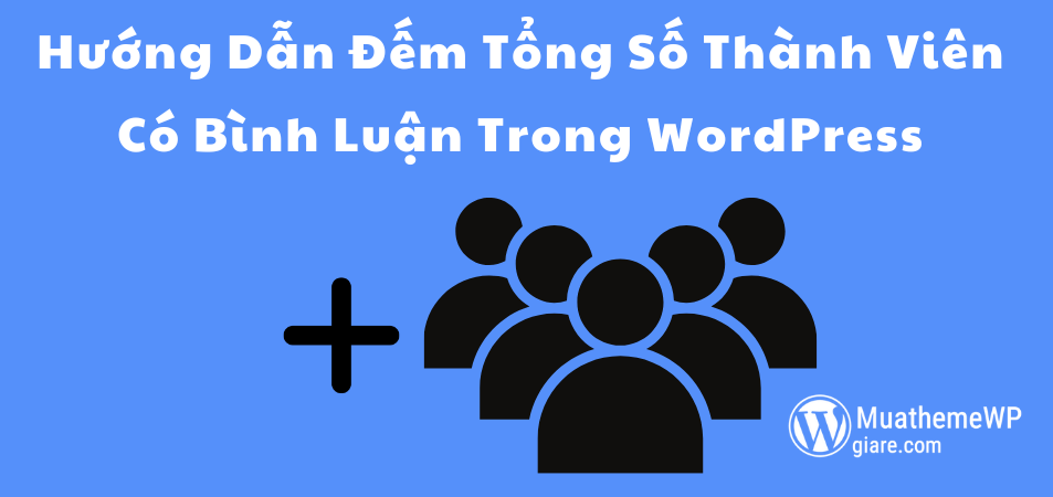 Huong Dan Dem Tong So Thanh Vien Co Binh Luan Trong WordPress