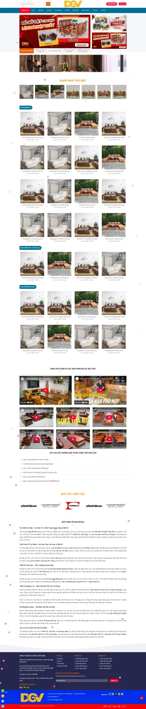 Theme wordpress Nội Thất Đồ Gỗ