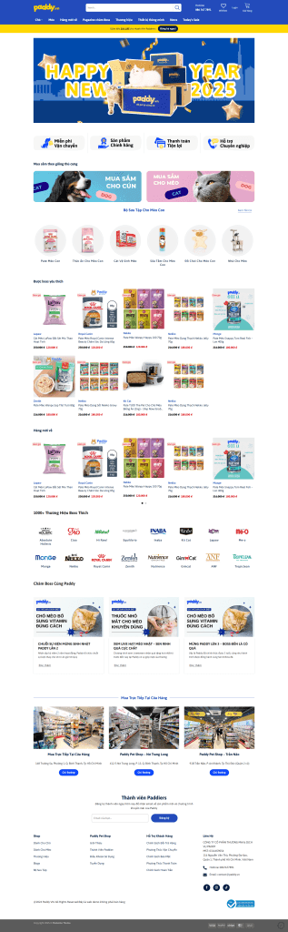Theme Wordpress Ban thuc an phu kien cho meo
