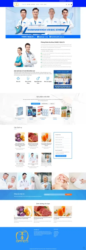 Theme Wordpress Phòng Khám Đa Khoa