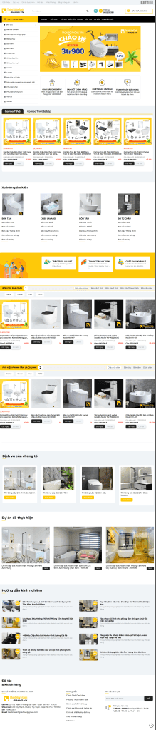 Theme Wordpress Thiet bi danh cho nha ve sinh gia re cuc xin