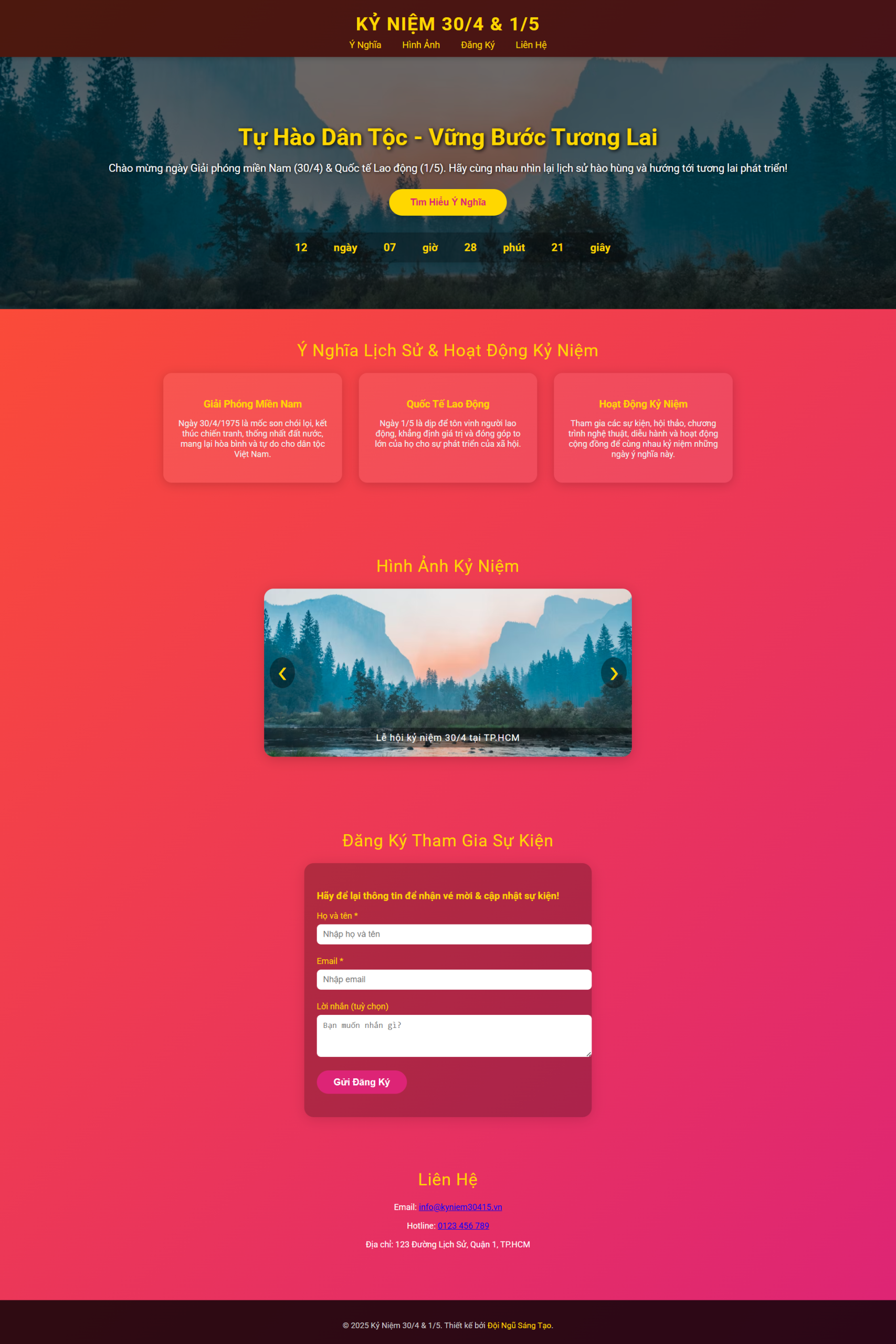 Sharecode HTML sự kiện lịch sử miễn phí