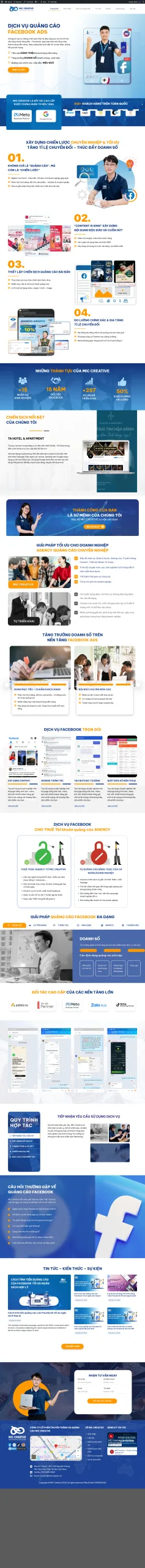 Theme wordpress dịch vụ chạy quảng cáo ADS cực đẹp