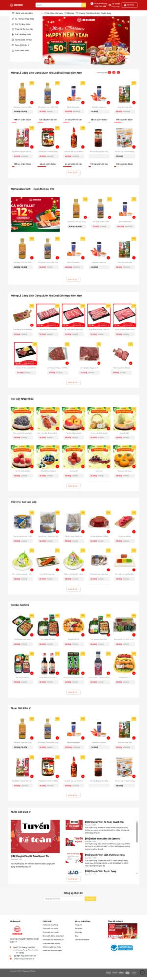 Theme wordpress thực phẩm nhập khẩu