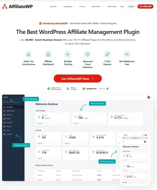 Share Plugin Affiliate 2.27.0 [Miễn phí] – Plugin tiếp thị liên kết tốt nhất cho WordPress