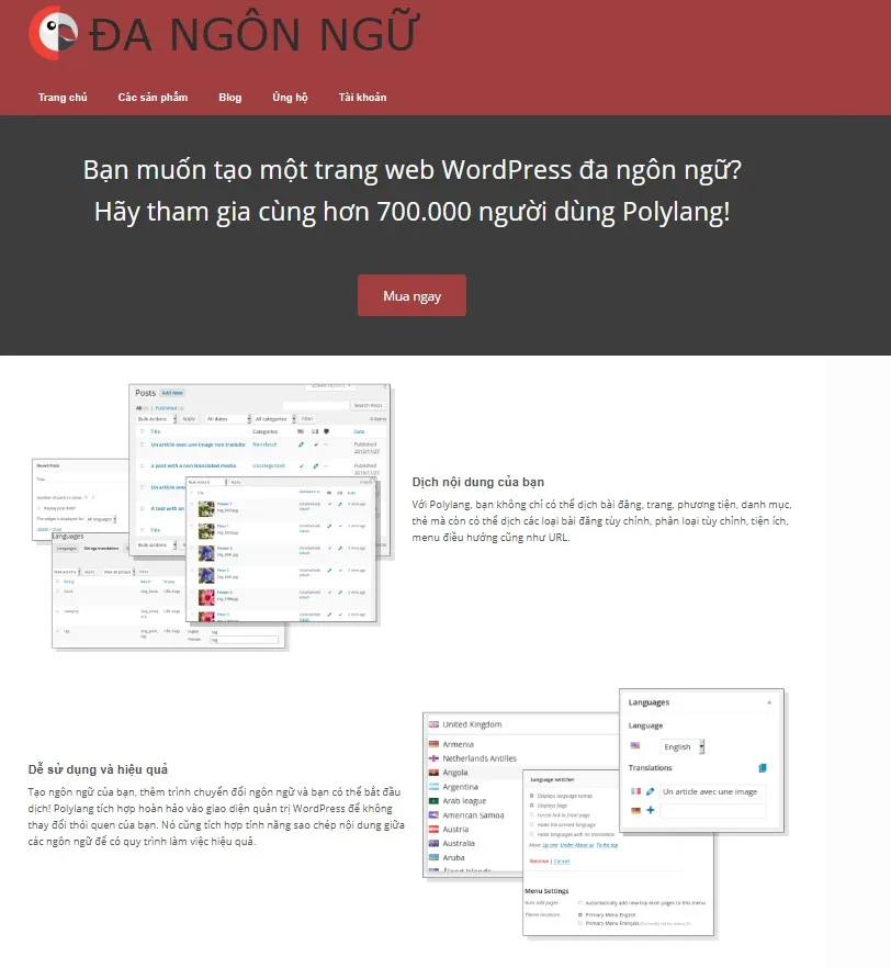 Tải Polylang Pro – Plugin Đa Ngôn Ngữ Chuyên Nghiệp Cho WordPress