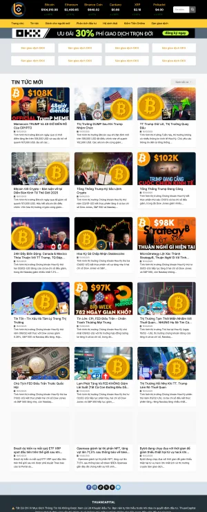 Theme wordpress tin tức blockchain, crypto, coin