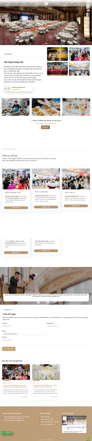 Theme wordpress dịch vụ hội nghị tổ chức tiệc cưới chuyên nghiệp