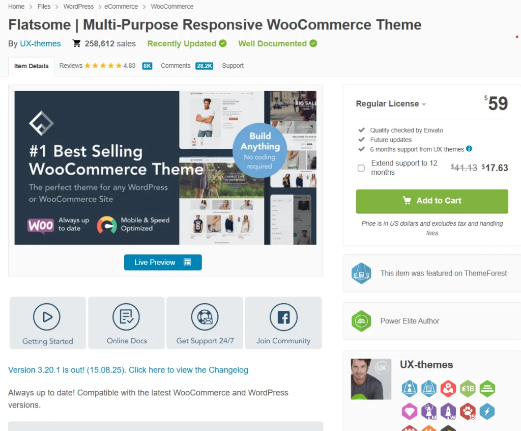[Tải và Update miễn phí] Share Theme Flatsome Mới Nhất – Version 3.20.3