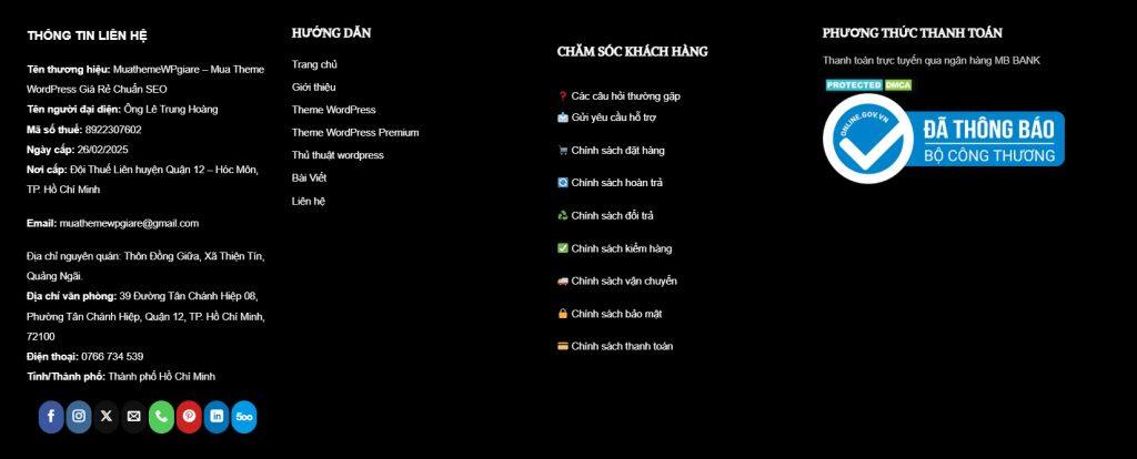 Dịch vụ đăng ký website với Bộ Công Thương uy tín tại MuathemeWPgiare