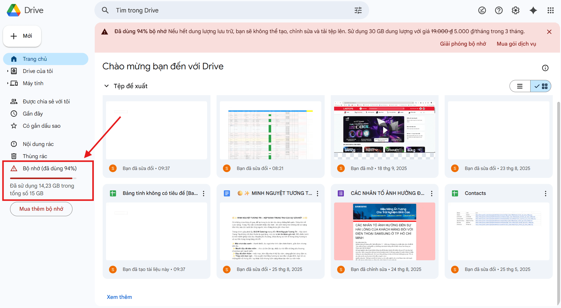 Nâng Cấp Google Drive Chính Chủ Giá Rẻ 