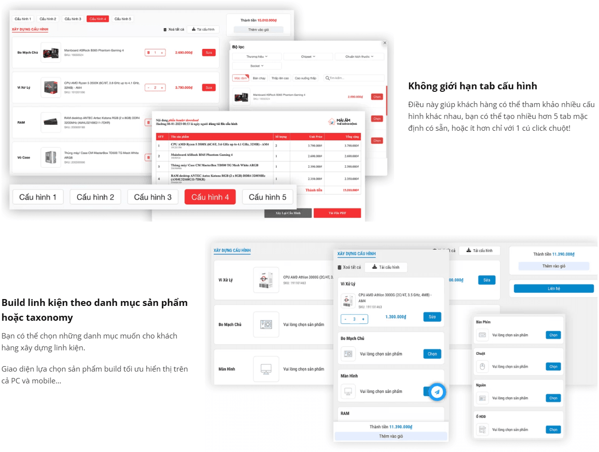 Hướng Dẫn Cài Đặt & Sử Dụng Plugin Build PC WordPress (Phiên bản mới nhất)