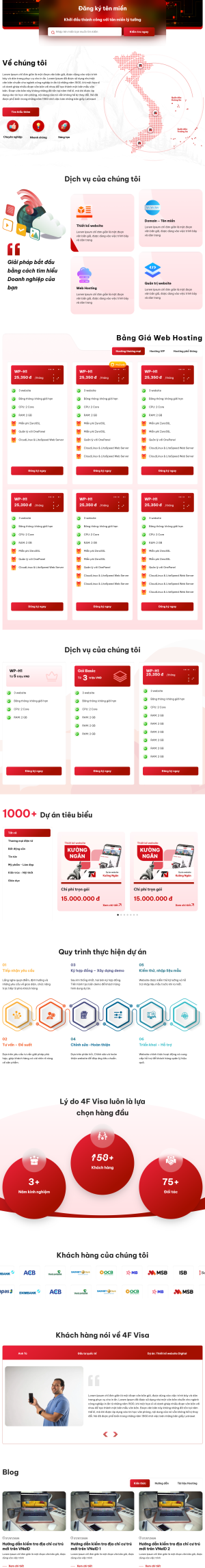 Theme Wordpress Dịch Vụ Thiết kế Website-Hosting-Domain