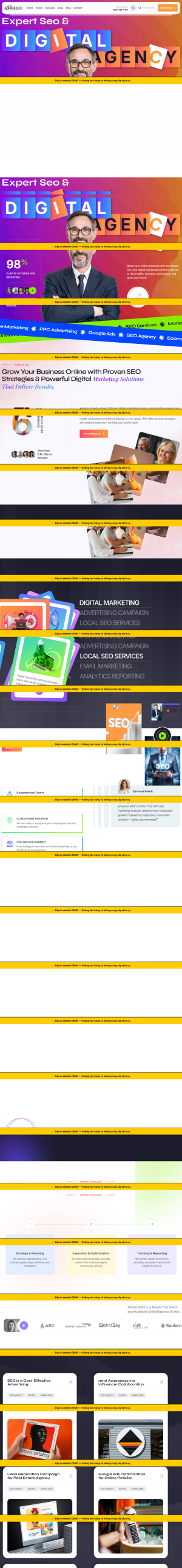 Theme Wordpress Website Comprehensive SEO & Digital