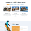 Theme Wordpress Website Cung Cấp Khu Nghỉ Dưỡng Trượt Tuyết