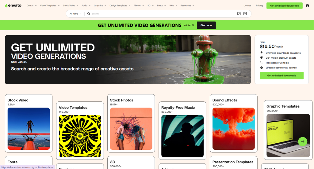 Share tài khoản Elements.Envato.com giá rẻ – Giải pháp tiết kiệm cho designer, marketer Việt Nam
