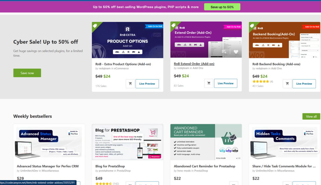 CodeCanyon – Kho plugin, script và source code cao cấp cho mọi dự án website