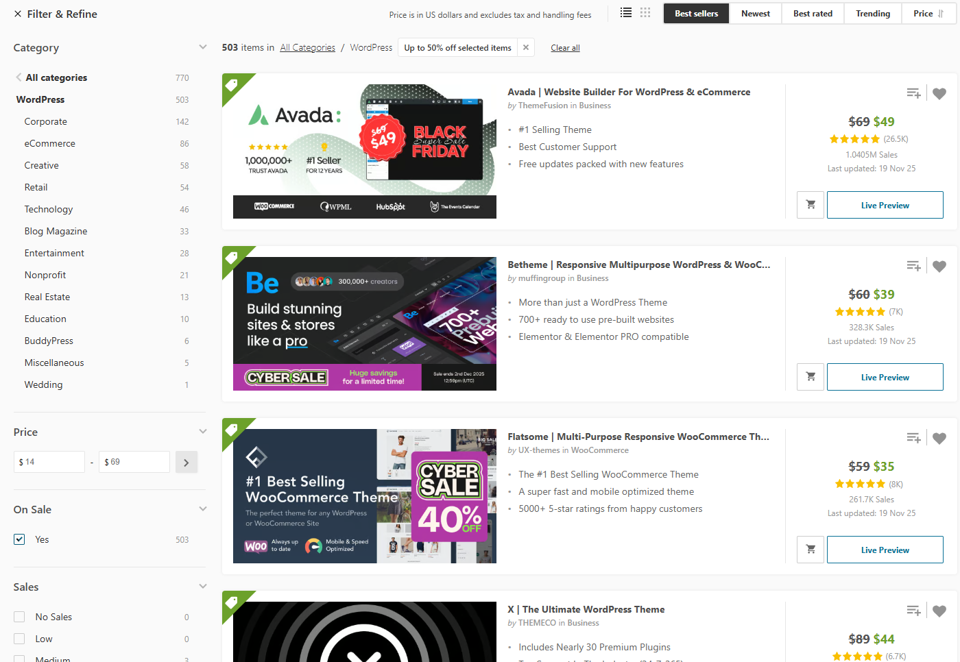 ThemeForest là gì? Giải thích chi tiết & Hướng dẫn mua theme WordPress siêu đơn giản (chuẩn SEO – Update 2025) 4 themeforest la gi 2