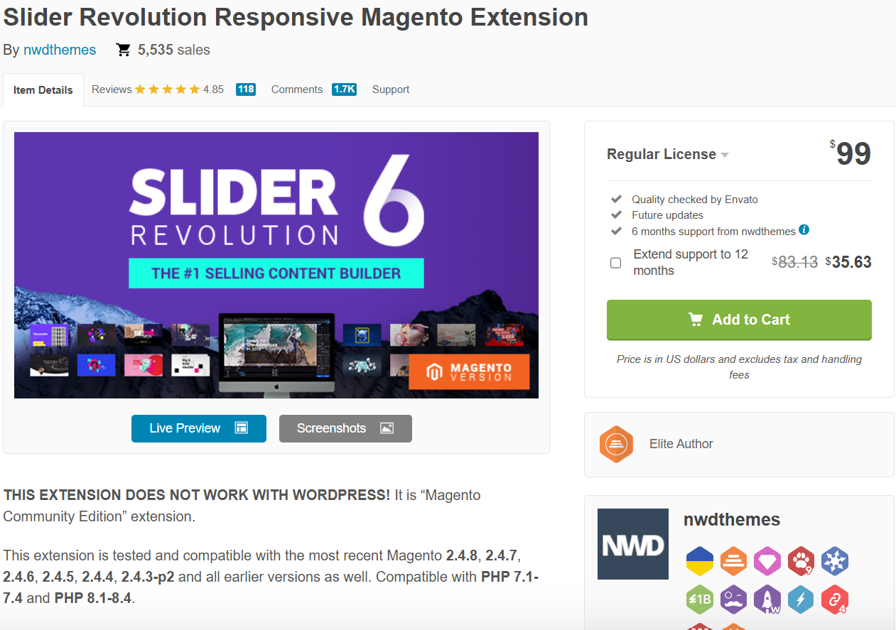 Slider Revolution Responsive Magento Extension