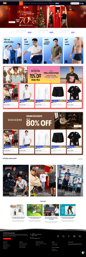 Theme wordpress Shop thời trang quần áo chuyên nghiệp