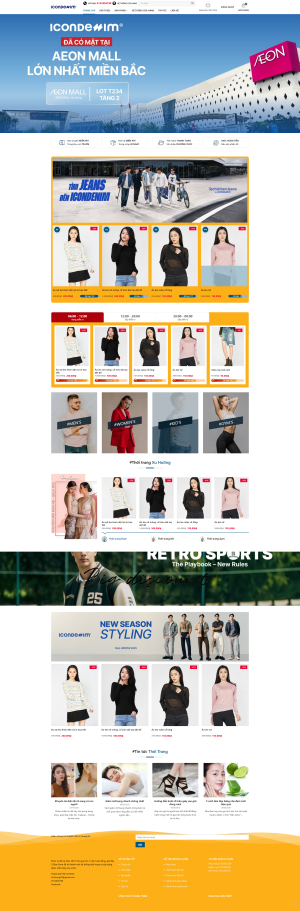 Theme wordpress bán quần áo giá rẻ