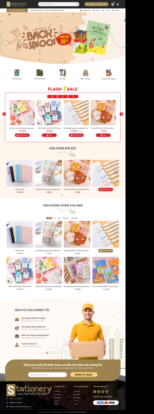 Theme wordpress bán văn phòng phẩm giá rẻ