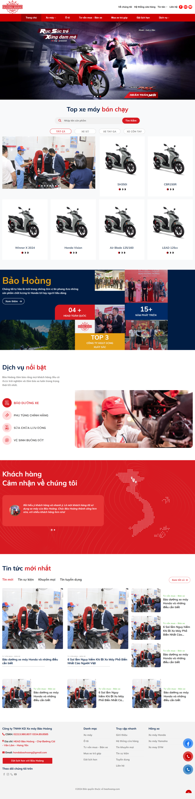 Theme wordpress giao diện bán xe máy ô tô 3 Theme wordpress giao dien ban xe may o to scaled