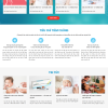 Theme wordpress trung tâm tiêm chủng giá rẻ