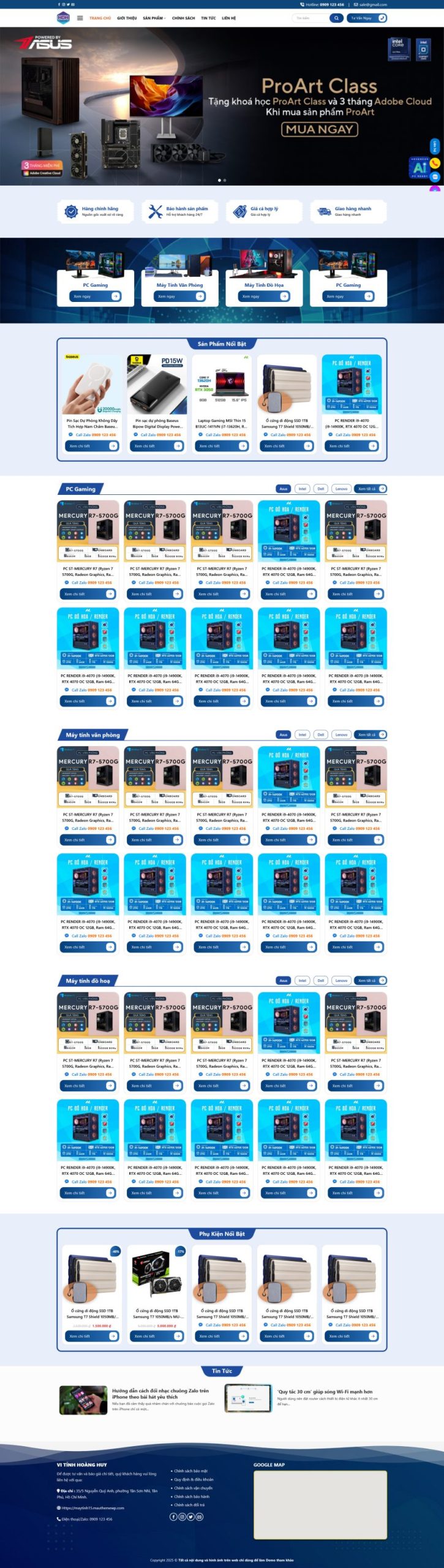 Theme wordpress shop bán máy tính 15 1 Theme wordpress shop bán máy tính 15