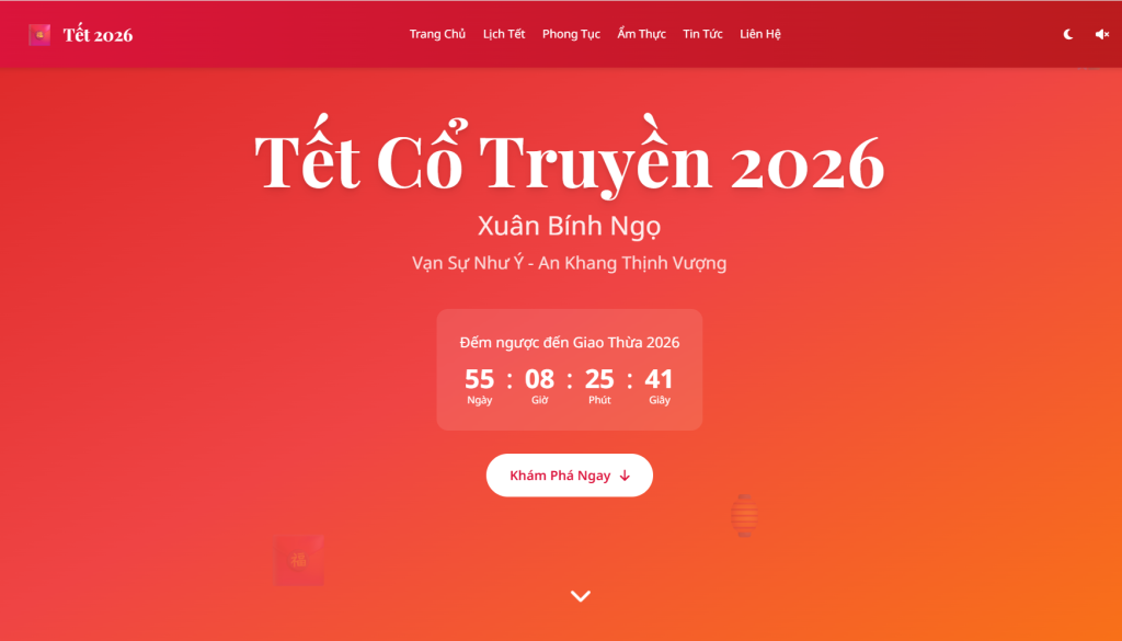 Sharecode website tết cực đẹp