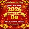 Combo Tết 2026 – 5 Mã Giảm Giá Theme Thường (dùng dần, không giới hạn thời gian sử dụng)
