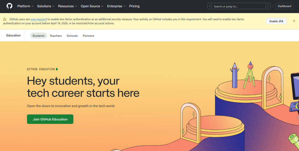 Nâng Cấp GitHub Student Developer Pack Chính Chủ Giá Rẻ – FREE 30+ Tools + Copilot Pro 2 Năm