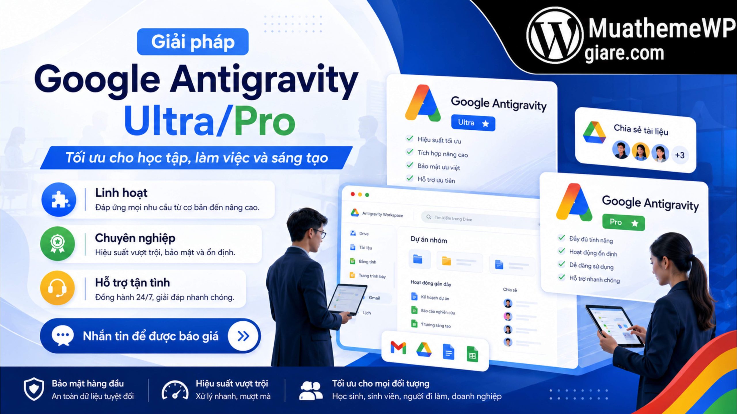 Tài khoản Google Antigravity Ultra/Pro giá rẻ 8 Các phiên bản: Ultra và Pro