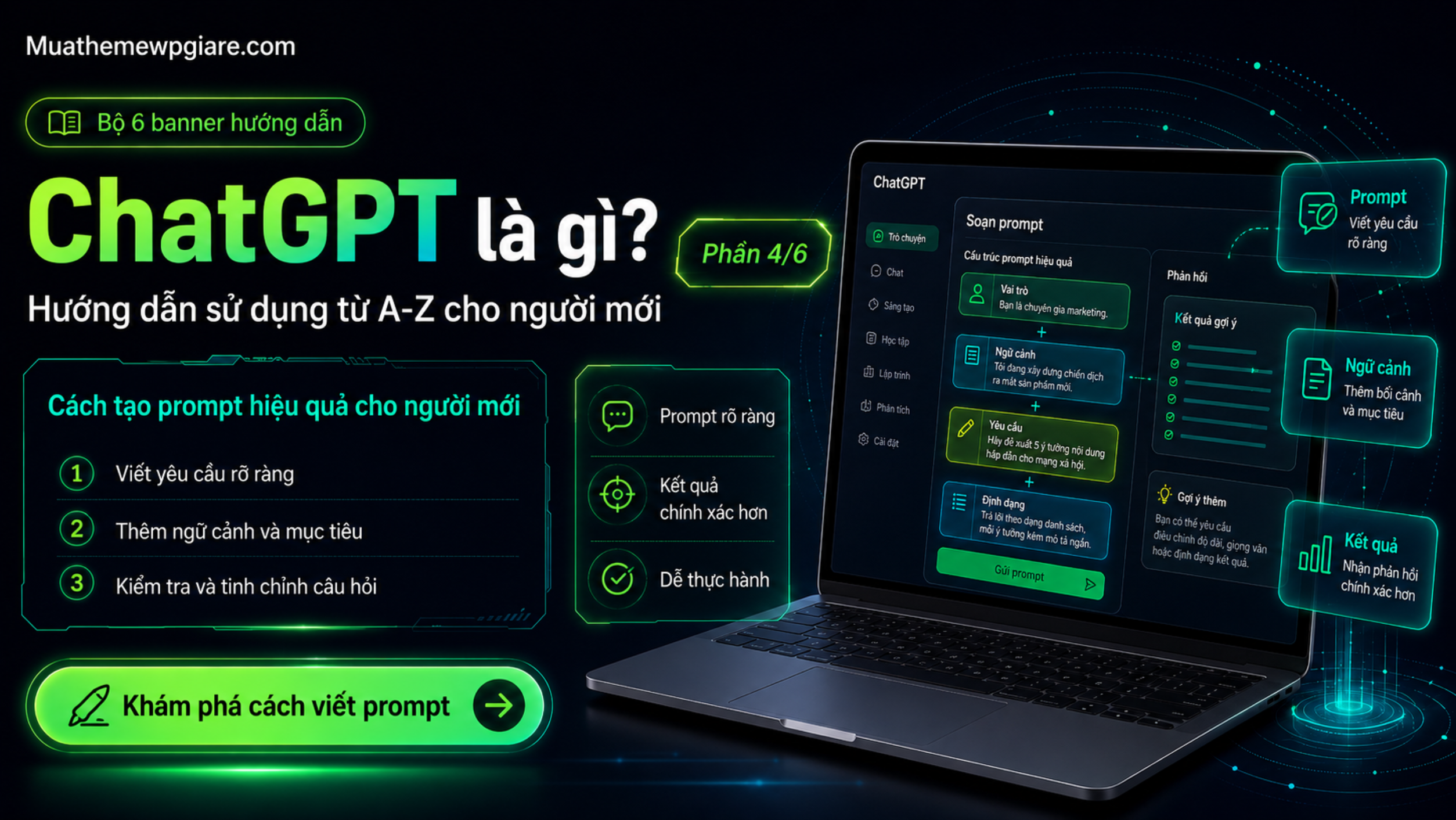 Cách tạo prompt hiệu quả cho người mới